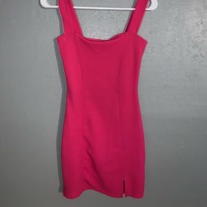 cute pink mini dress